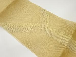 羅紐通し抽象線模様織出し名古屋帯